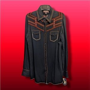 Good Condition Cowgirl Up Long Sleeve Shirt Size Medium